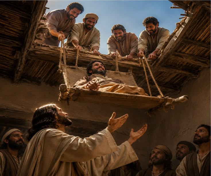 His Friends Tore Open a Roof to Get Him Near Jesus