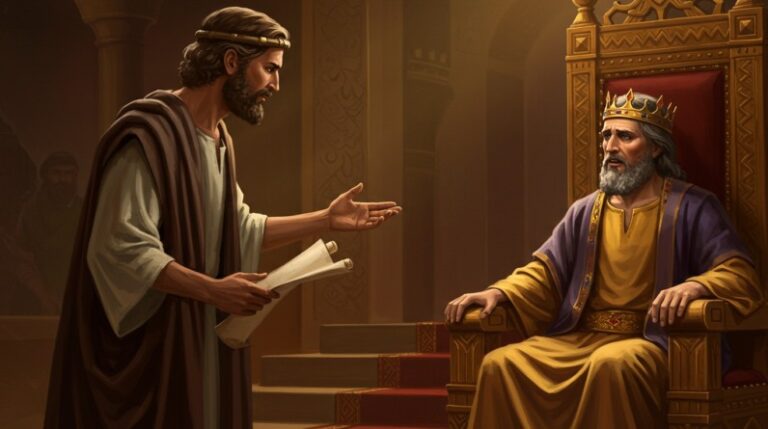 He Told the King a Story Before He Told Him the Truth