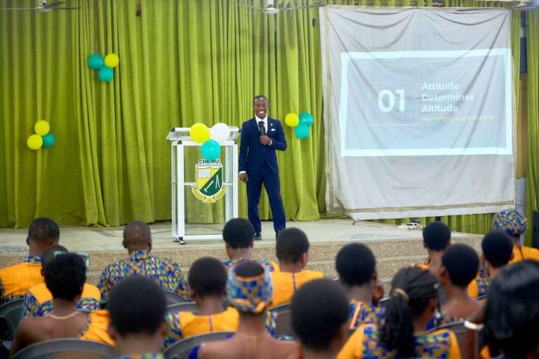 Guest Speaker at the 43rd Graduation Anniversary & Speech Day, Chemu Senior High School