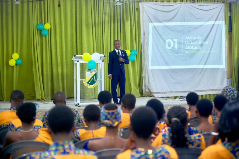 Guest Speaker at the 43rd Graduation Anniversary & Speech Day, Chemu Senior High School